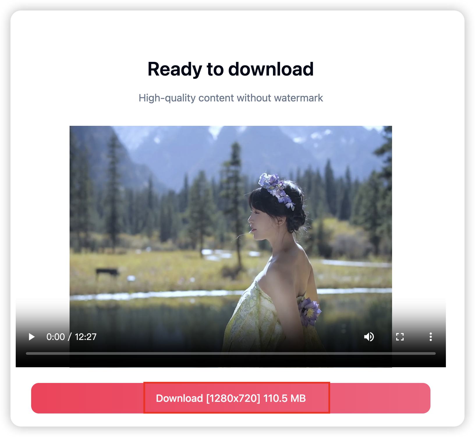 Step 3: Download and save the content